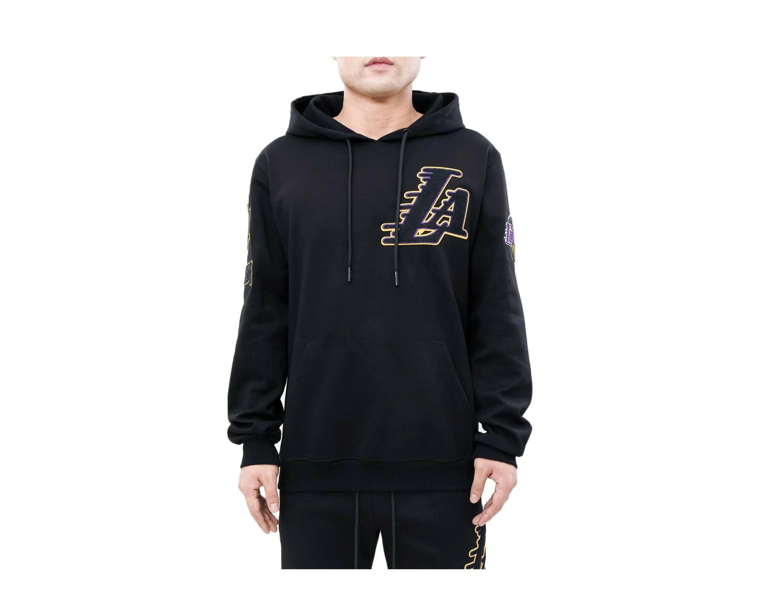 Pro Standard Los Angeles Lakers Logo Men Hoodie Black 1