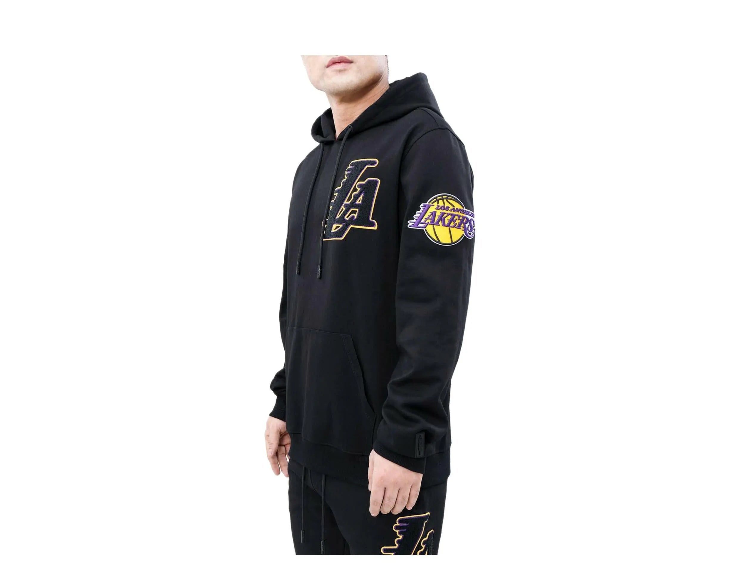 Pro Standard Los Angeles Lakers Logo Men Hoodie Black 2