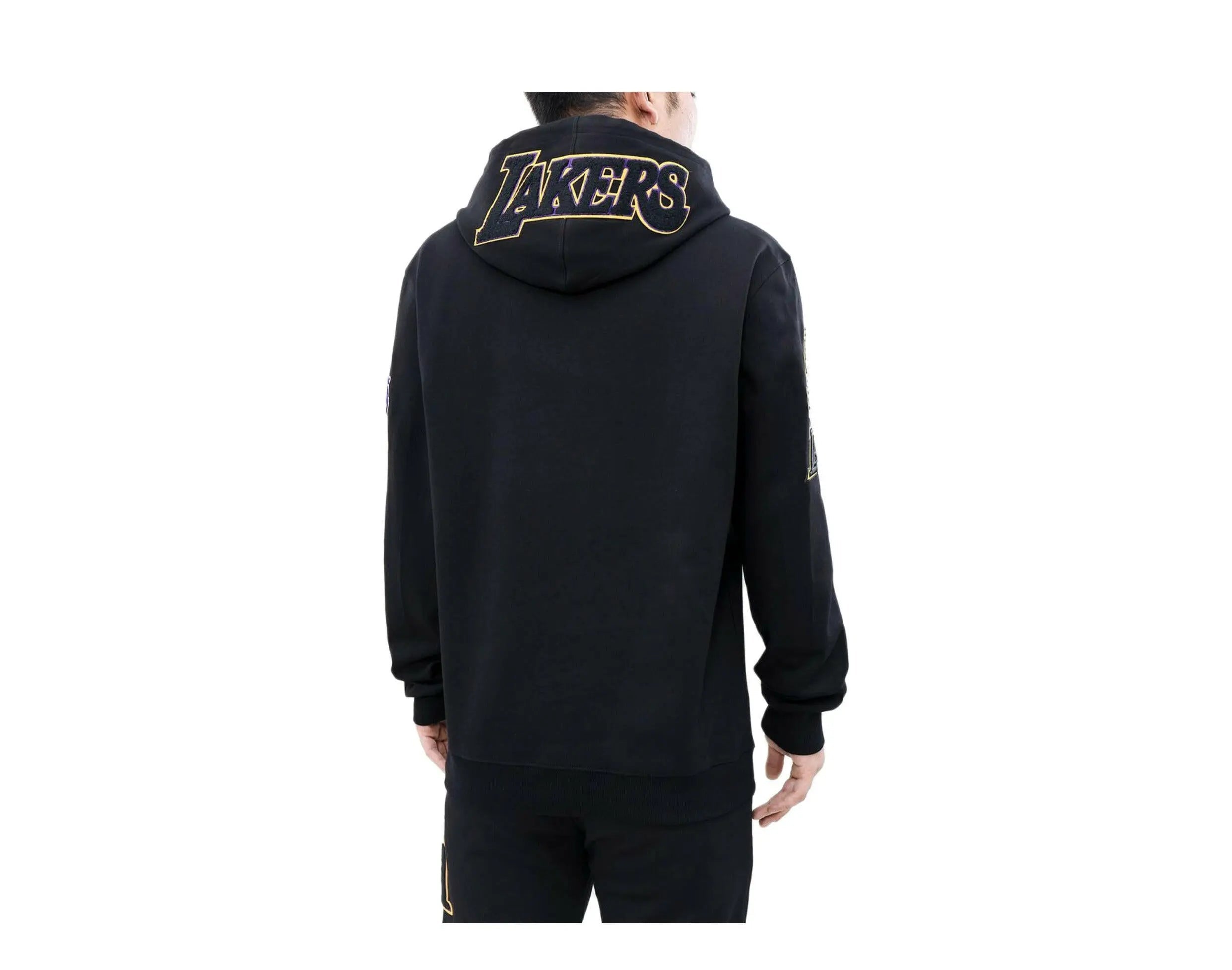 Pro Standard Los Angeles Lakers Logo Men Hoodie Black 4