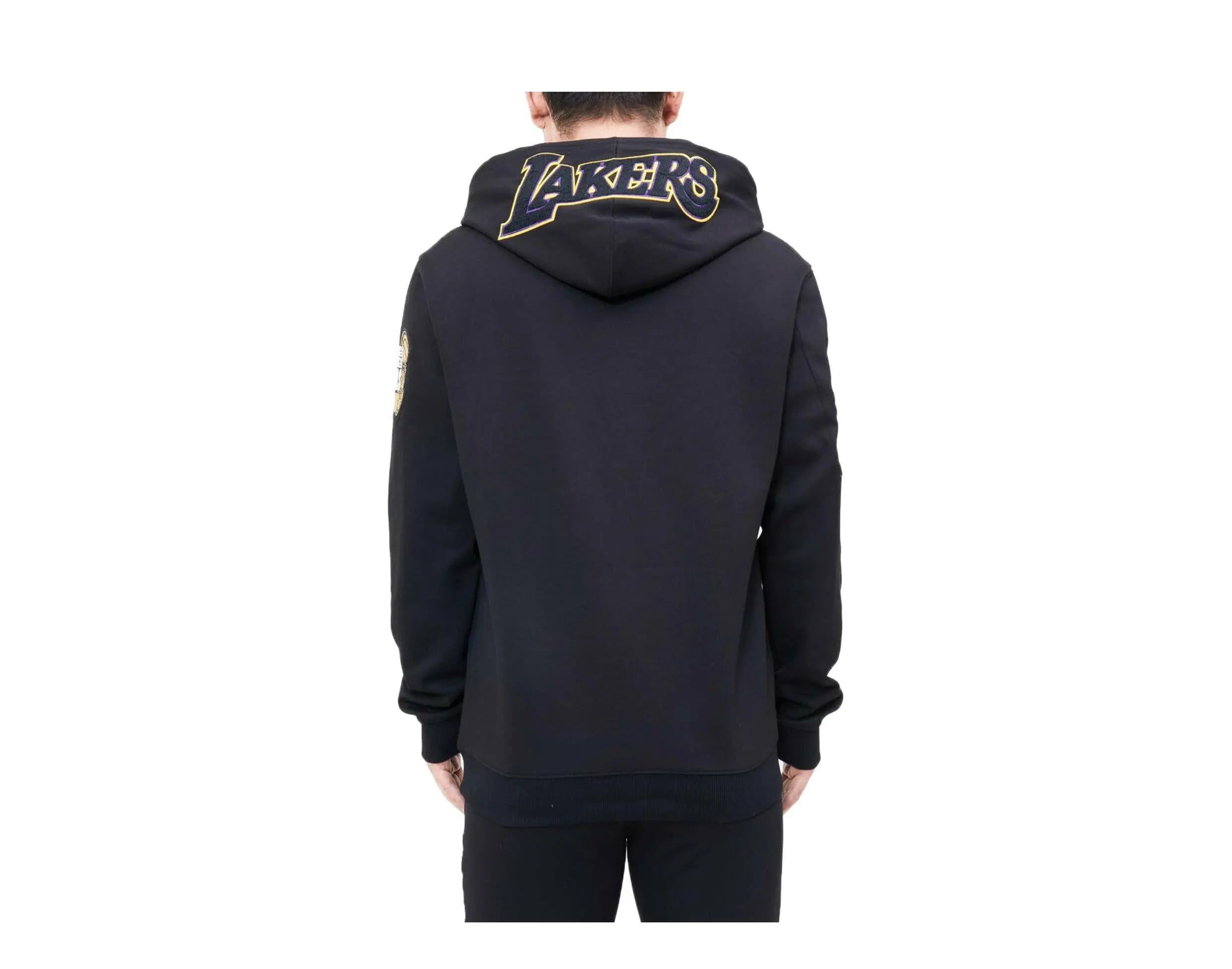 Pro Standard Los Angeles Lakers Lebron James Pro Team Men Hoodie Black 4