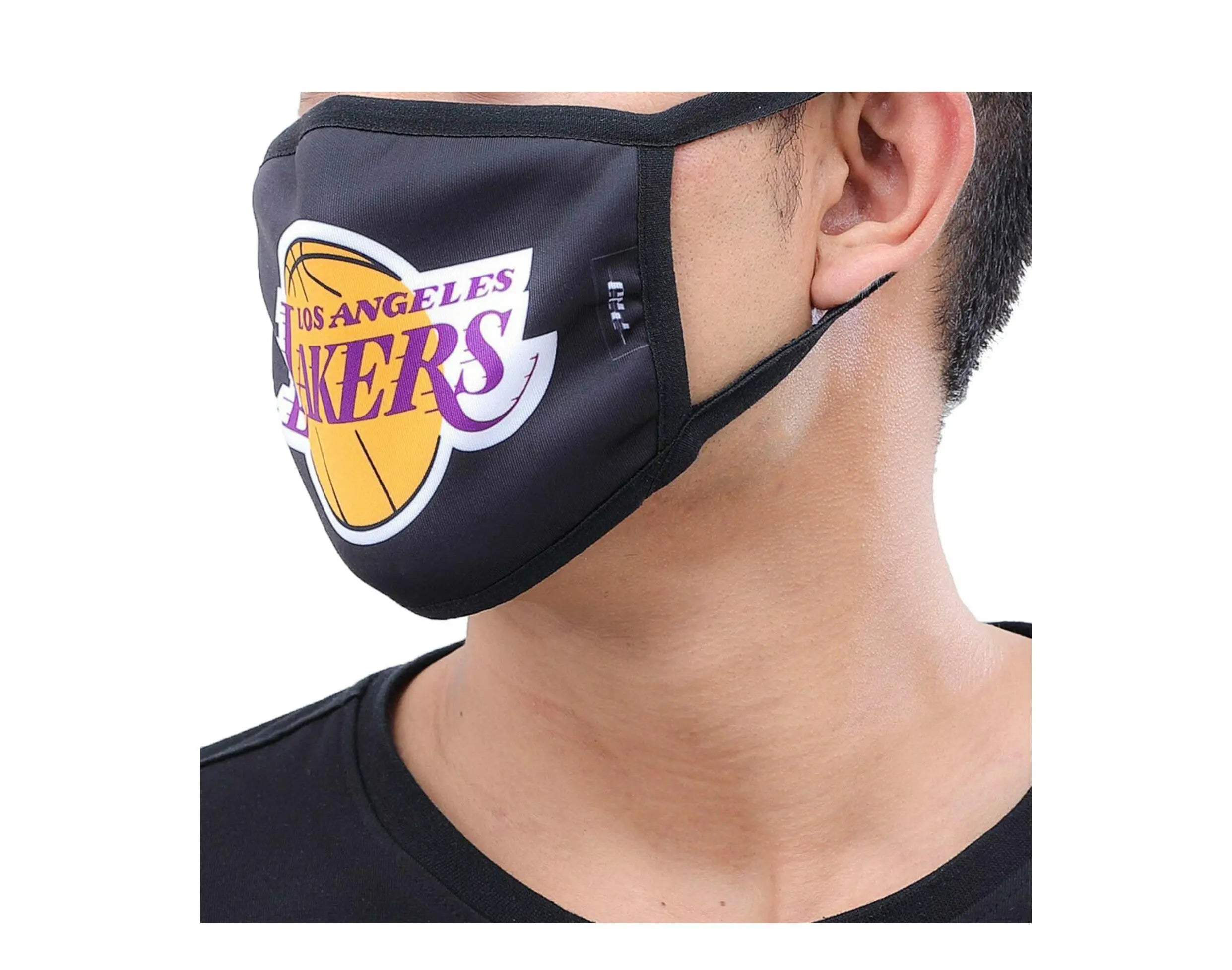Pro Standard NBA Los Angeles Lakers Face Covering Mask 2-Pack 3