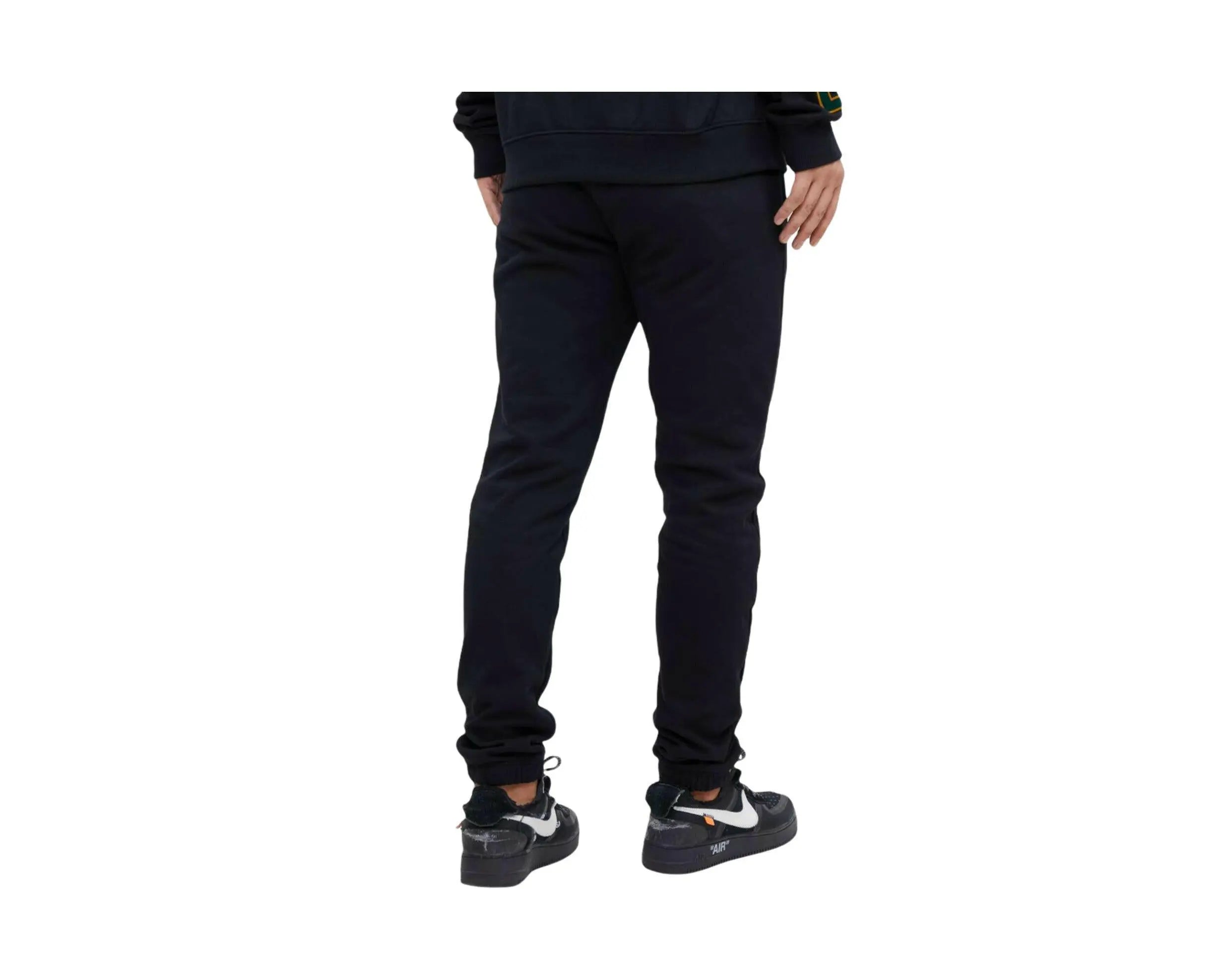 Pro Standard NBA Milwaukee Bucks Stacked Logo Men Sweatpants Black 4