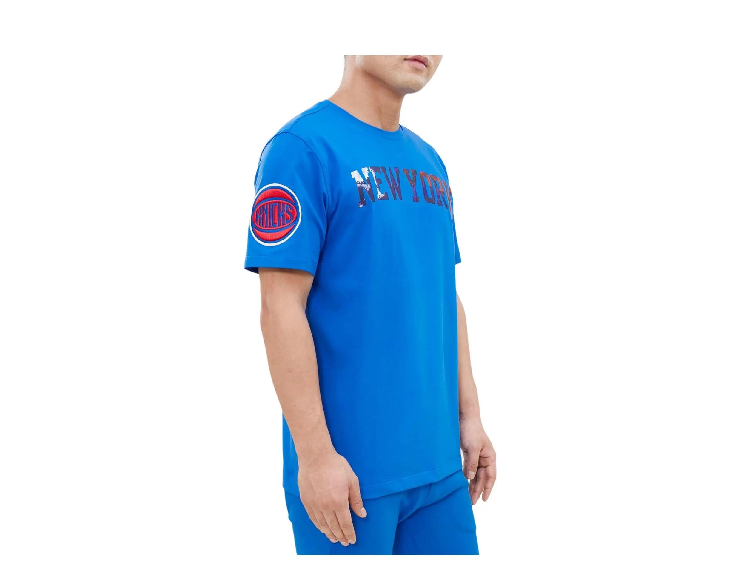 Pro Standard New York Knicks Pro Team Men T‑Shirt Blue/Dip Dye 3