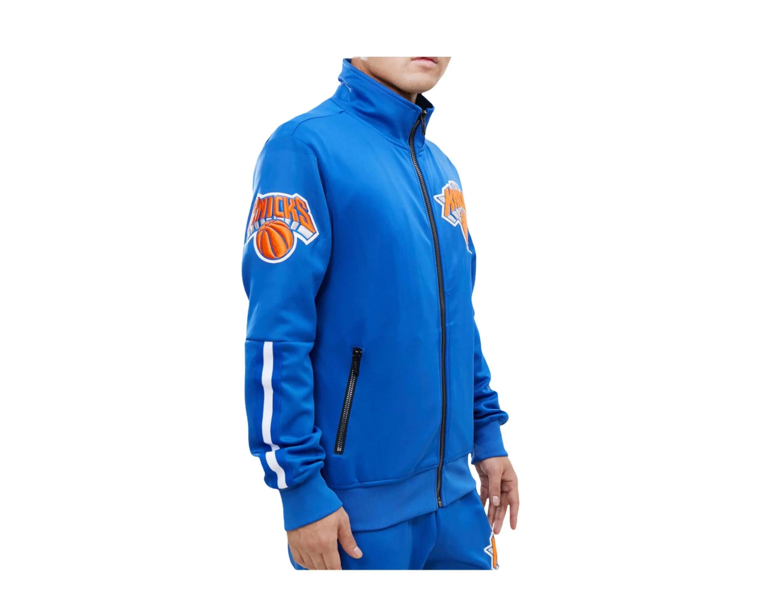 Pro Standard New York Knicks Men Track Jacket Royal Blue 3