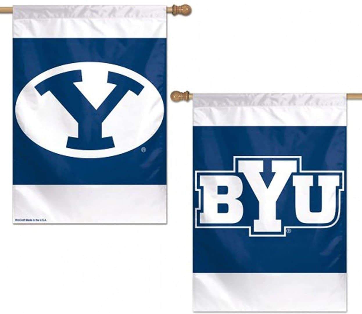 BYU Cougars Flag 2 Sided Vertical House Banner