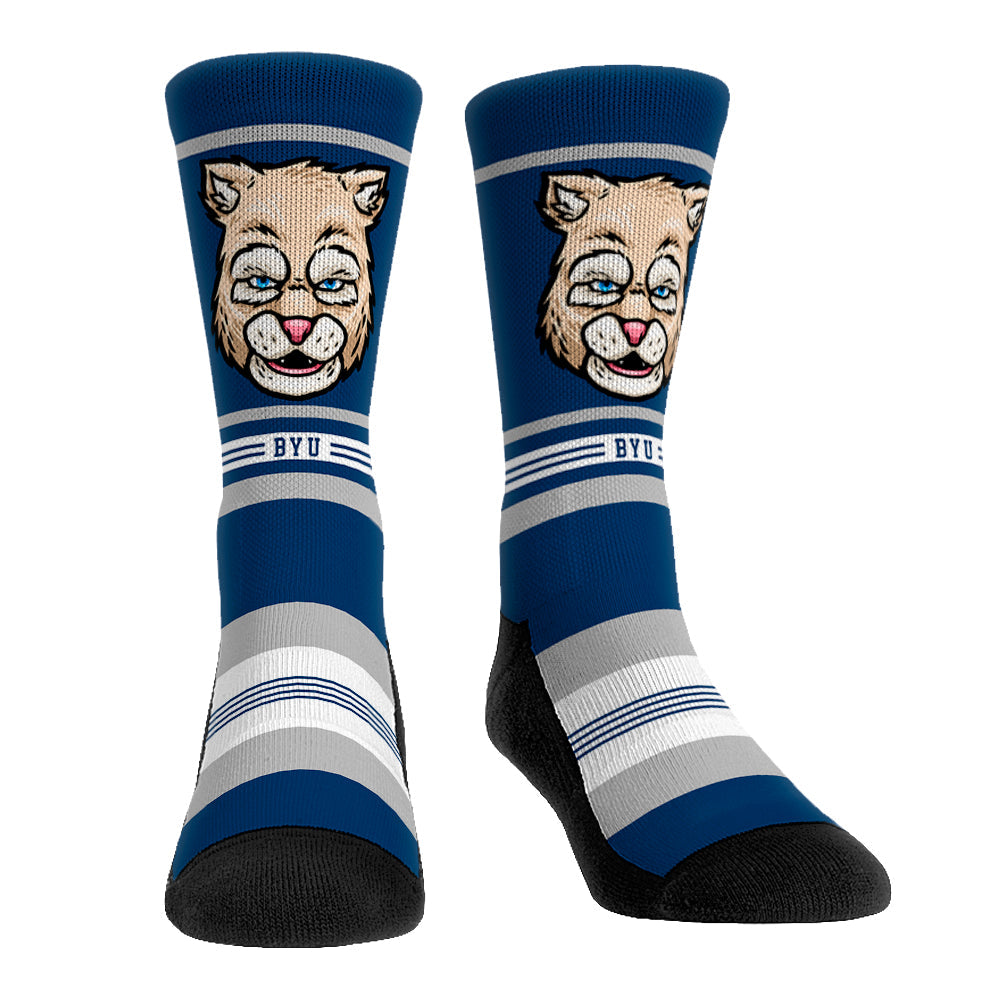 BYU Cougars - Game Face Mascot | Rock 'Em Socks