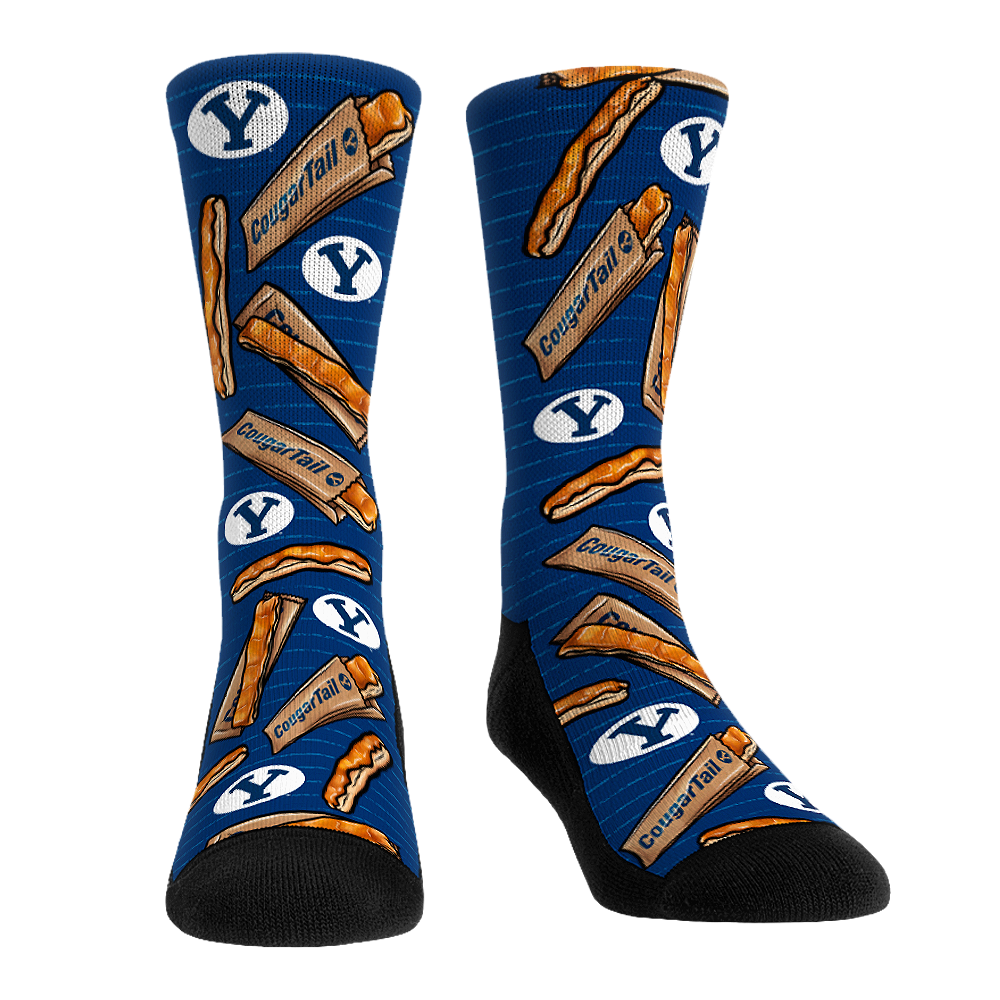 BYU Cougars - CougarTail All-Over | Rock 'Em Socks
