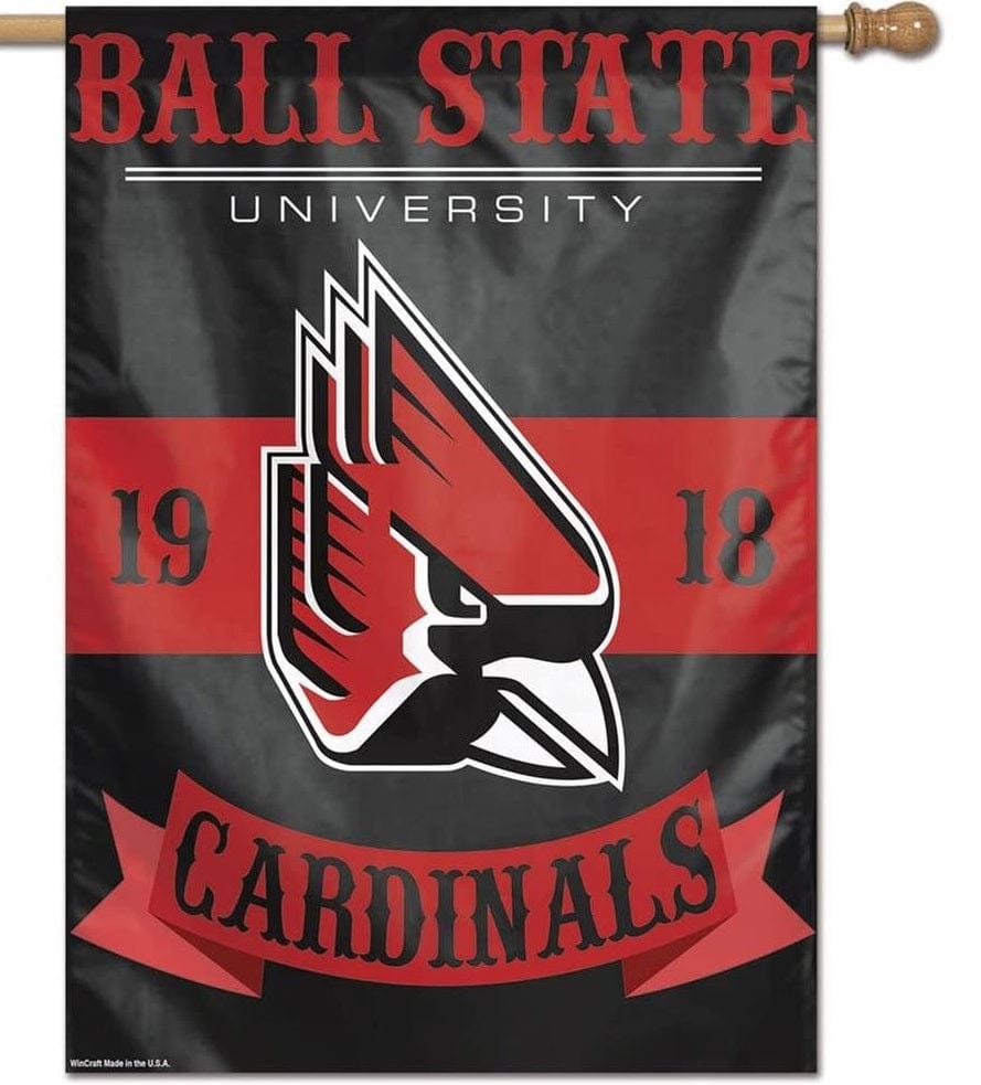 Ball State University Flag Vertical Banner 3