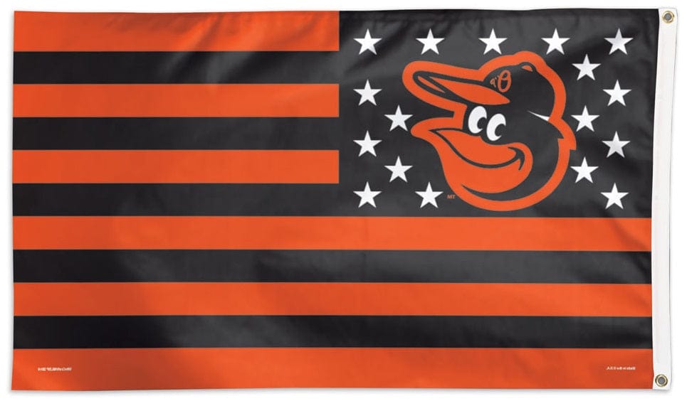 Baltimore Orioles Americana Flag 3x5 Stars And Stripes 2