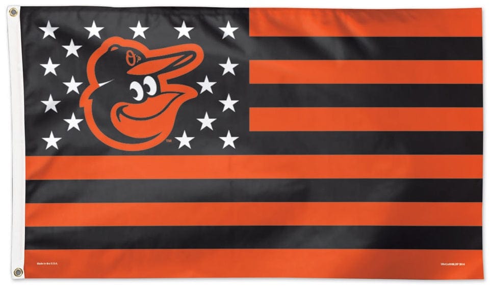 Baltimore Orioles Americana Flag 3x5 Stars And Stripes 1