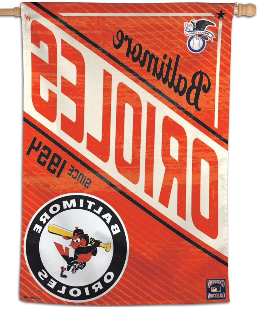 Baltimore Orioles Cooperstown Banner Throwback Logo