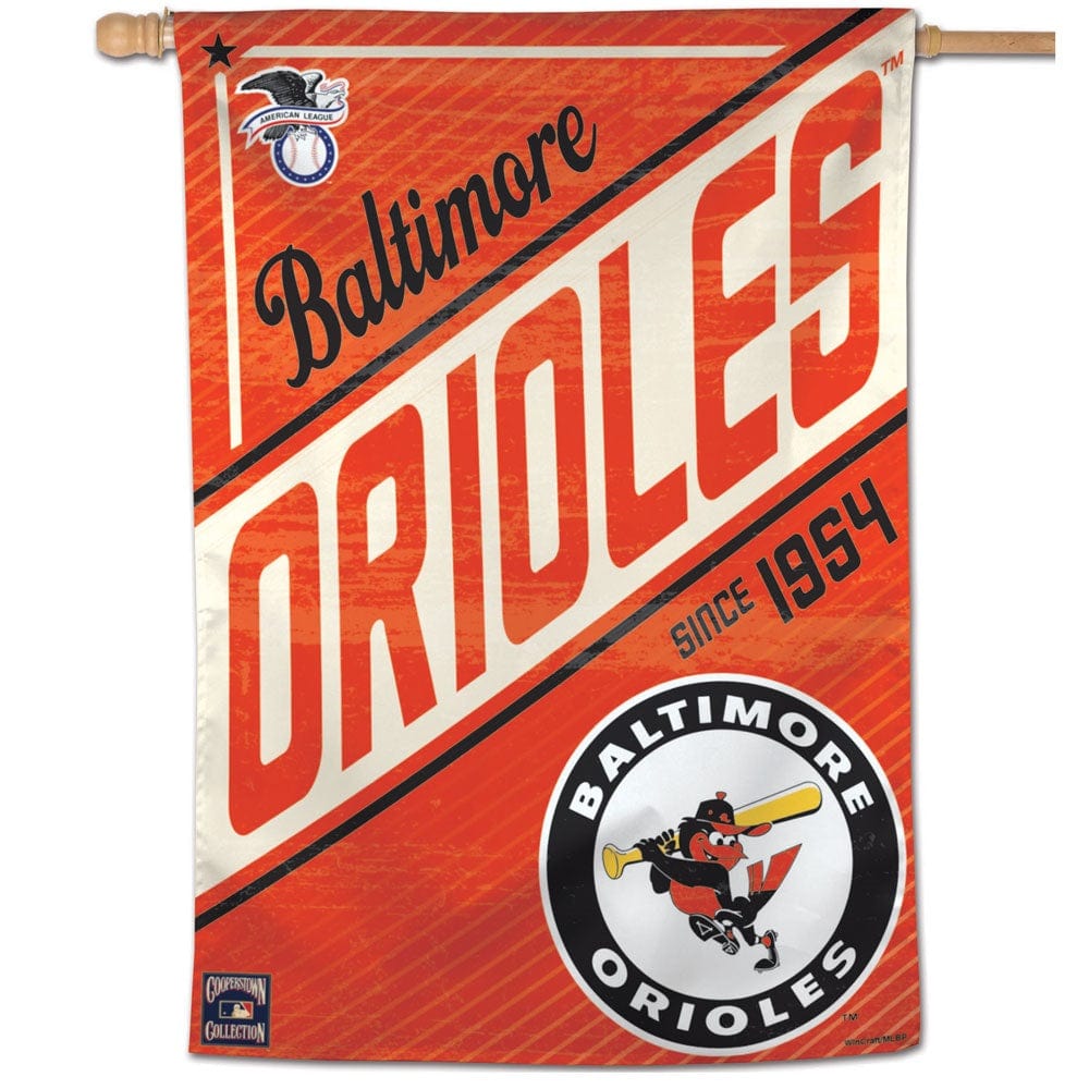 Baltimore Orioles Cooperstown Banner Throwback Logo