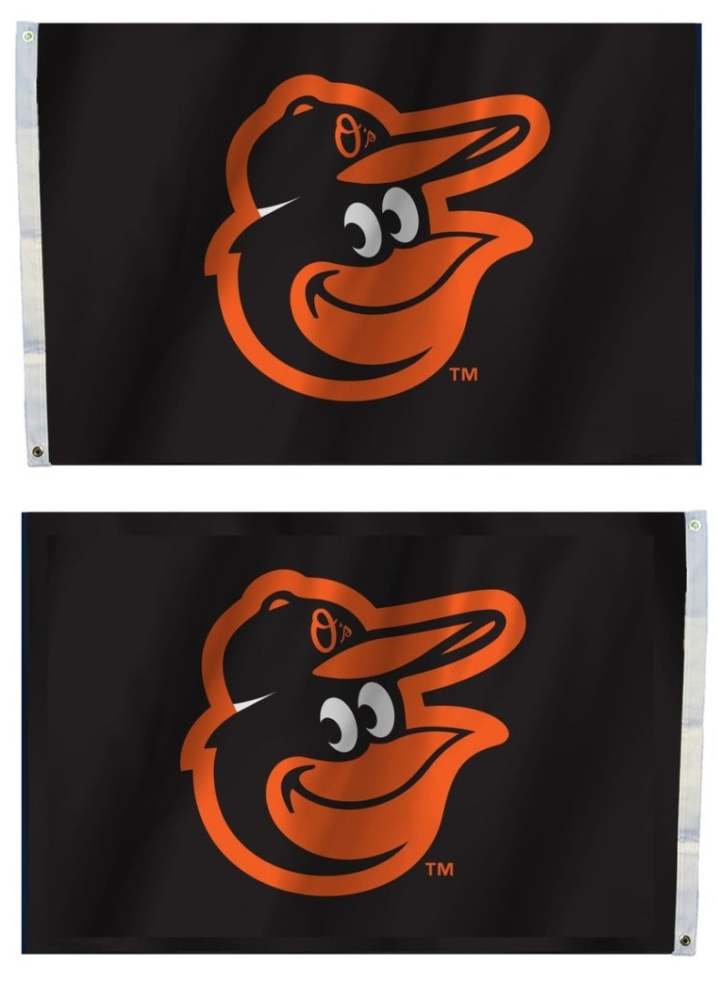 Baltimore Orioles Flag 2x3 Logo 2 Sided