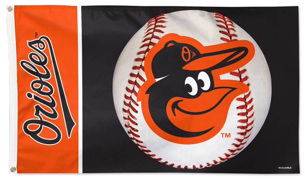 Baltimore Orioles Flag 3x5 Baseball Logo