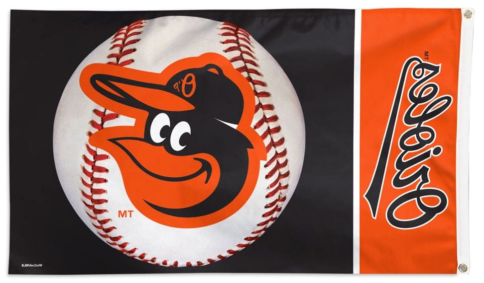 Baltimore Orioles Flag 3x5 Baseball Logo