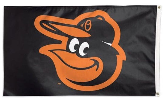 Baltimore Orioles Flag 3x5 Black