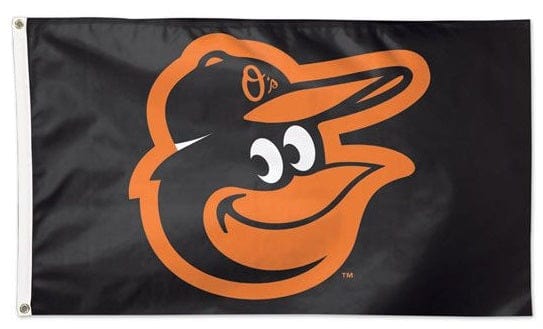 Baltimore Orioles Flag 3x5 Black