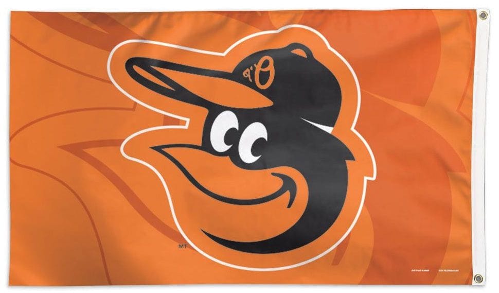 Baltimore Orioles Flag 3x5 Orange Logo
