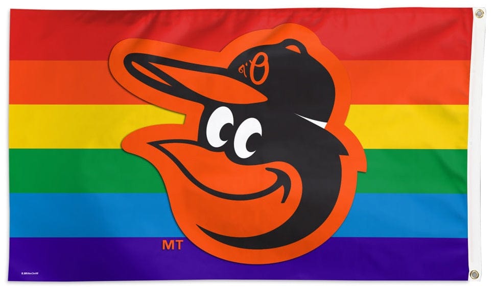 Baltimore Orioles Flag 3x5 Rainbow