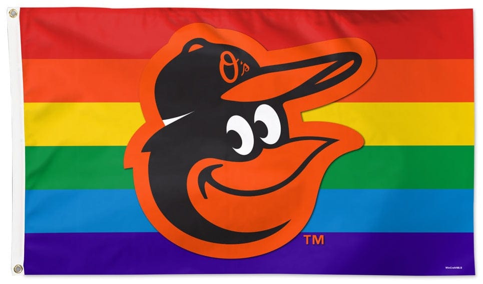 Baltimore Orioles Flag 3x5 Rainbow
