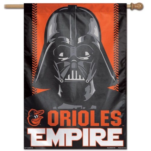 Baltimore Orioles Flag Star Wars Vertical Banner