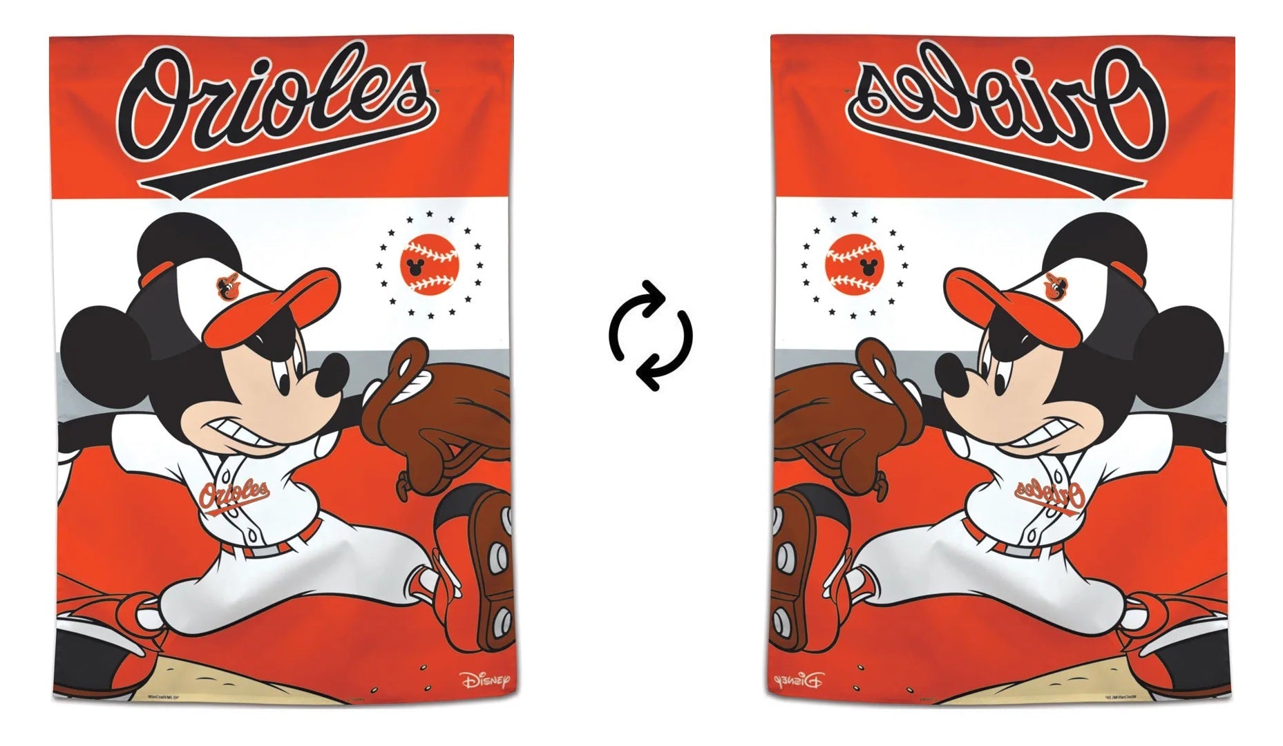 Baltimore Orioles Mickey Mouse Banner