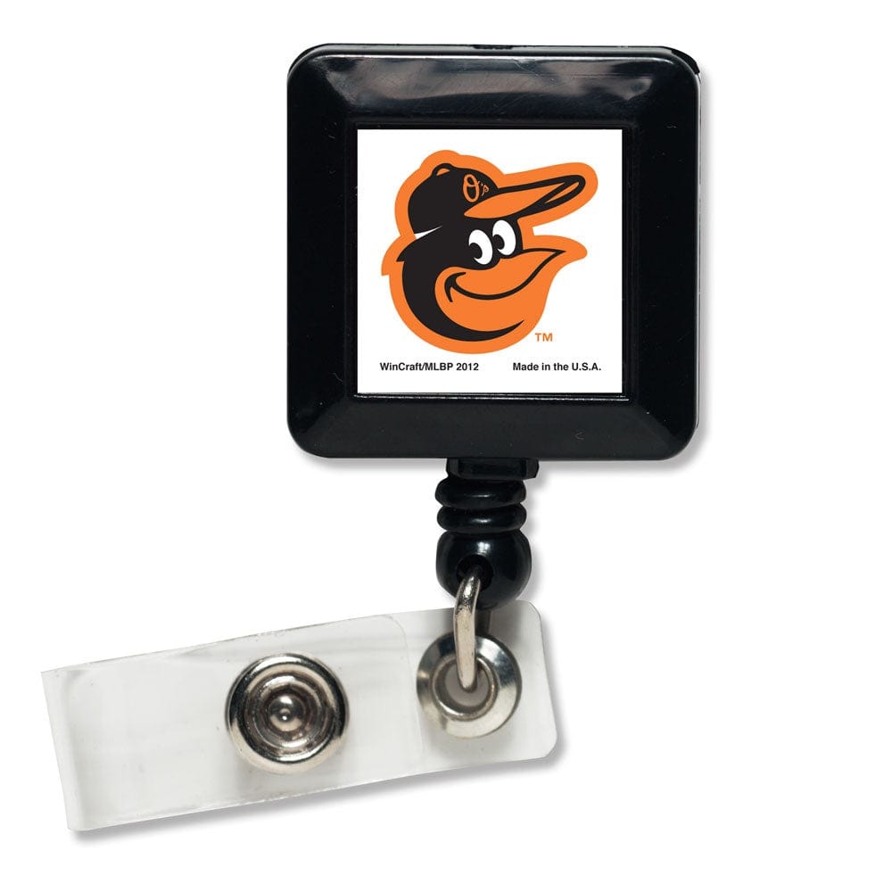 Baltimore Orioles Reel Retractable Name ID Badge Holder
