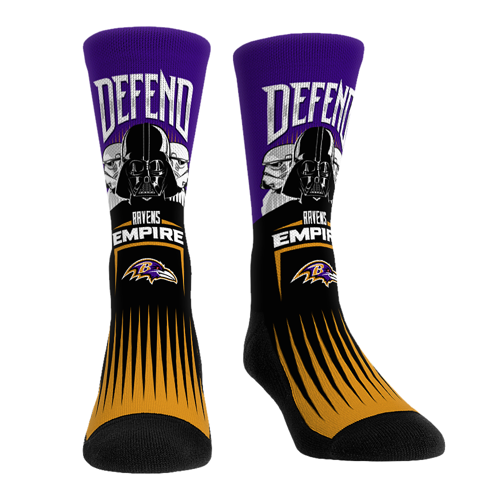Baltimore Ravens - Star Wars  - Defend The Empire | Rock 'Em Socks