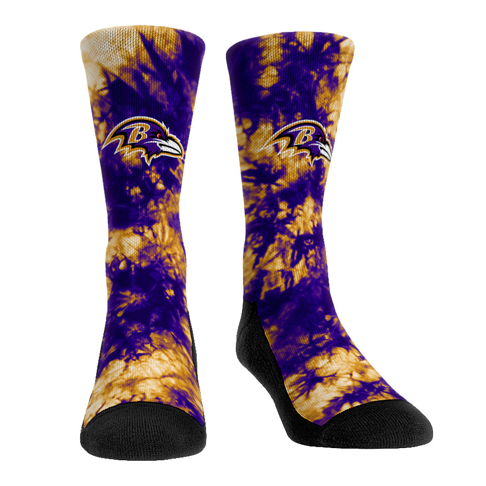 Baltimore Ravens - Team Tie Dye | Rock 'Em Socks