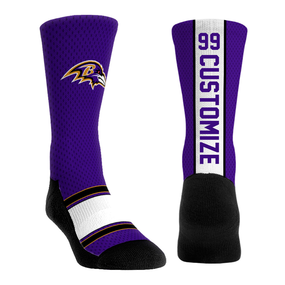 Baltimore Ravens - Custom Jersey | Rock 'Em Socks