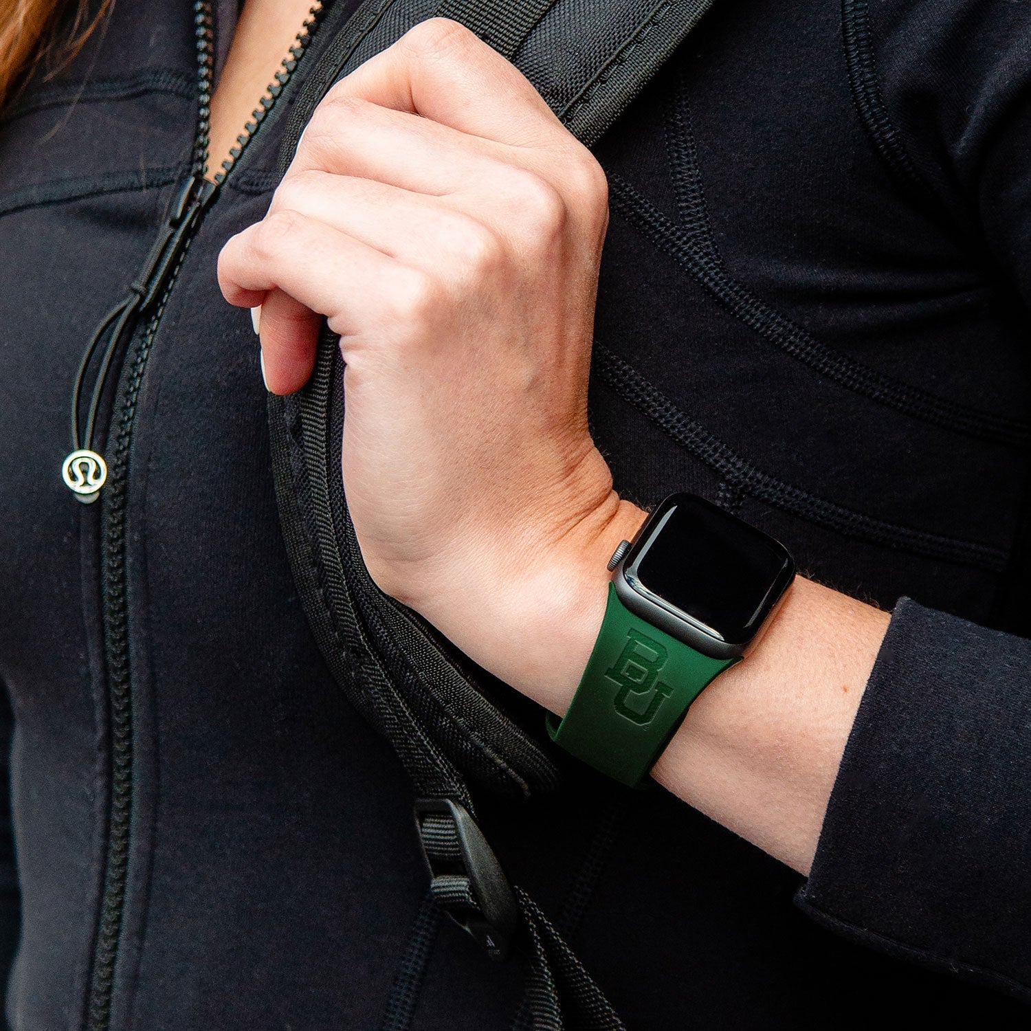 Baylor Bears Engraved Apple Watch Band 4