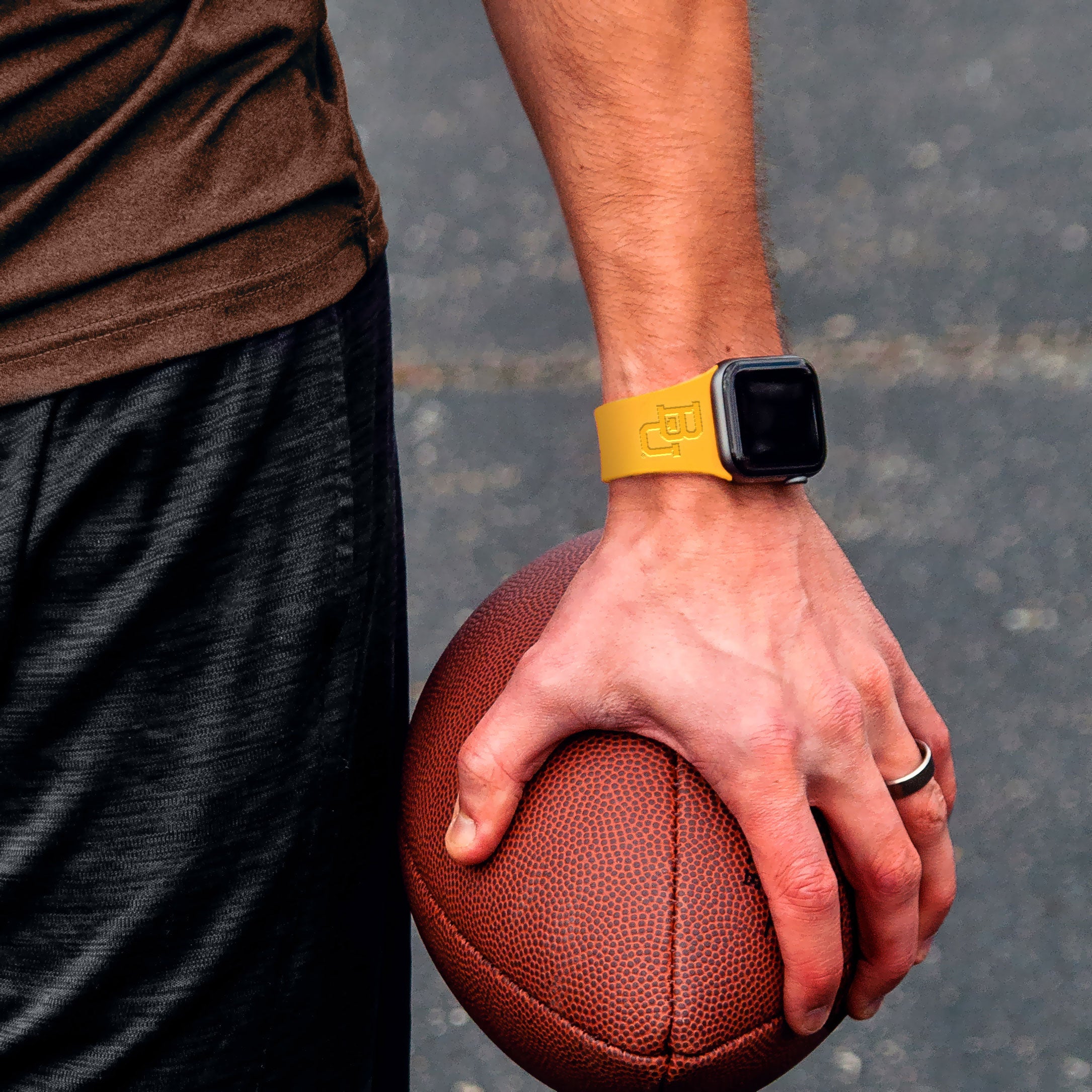 Baylor Bears Engraved Apple Watch Band 8