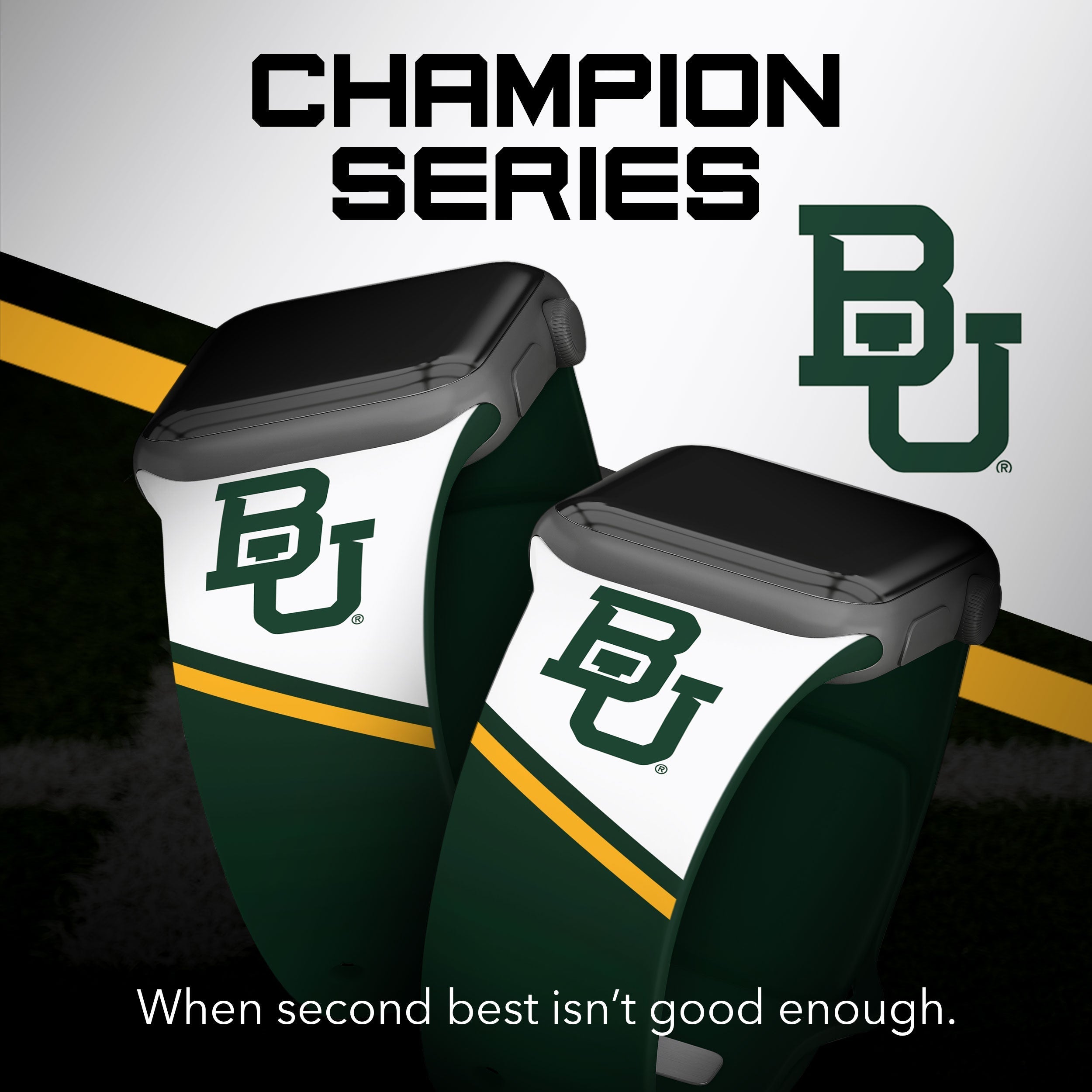 Baylor Bears HD Apple Watch Band 24