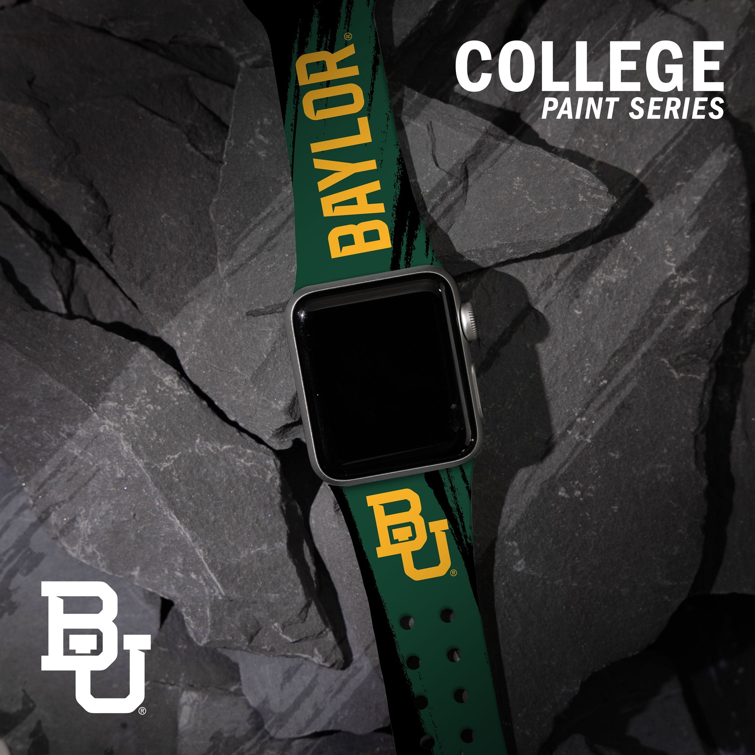 Baylor Bears HD Apple Watch Band 33