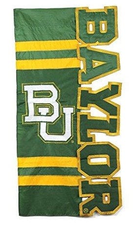Baylor Bears Flag Vertical Applique House Banner