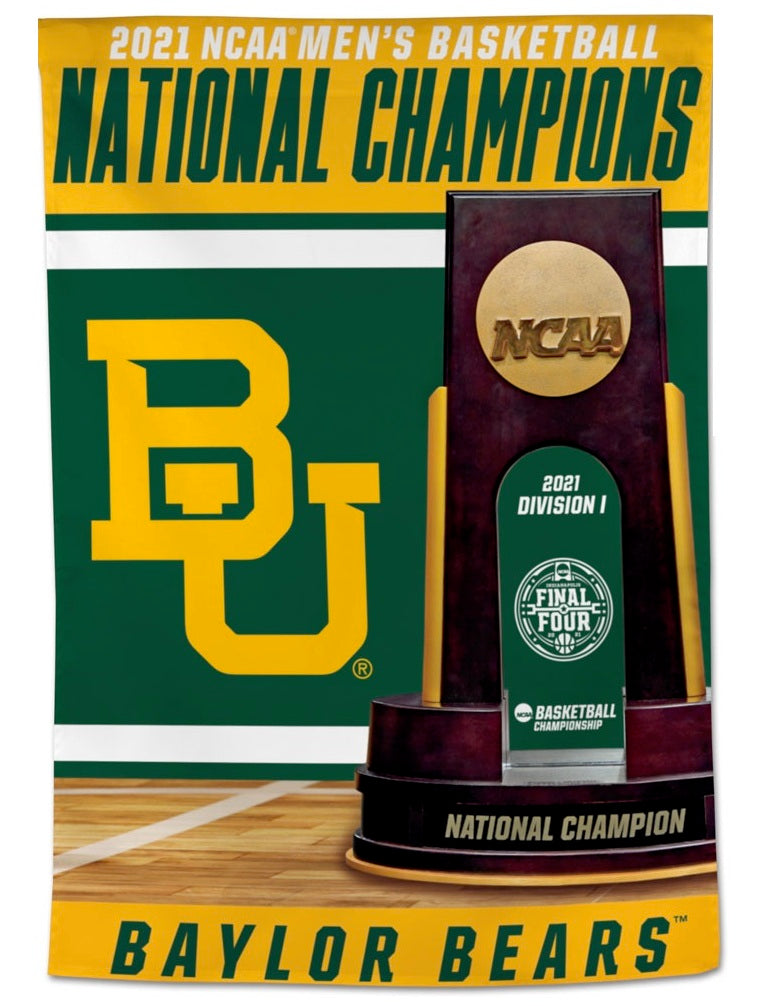 Baylor University Flag 2021 Basketball Champions