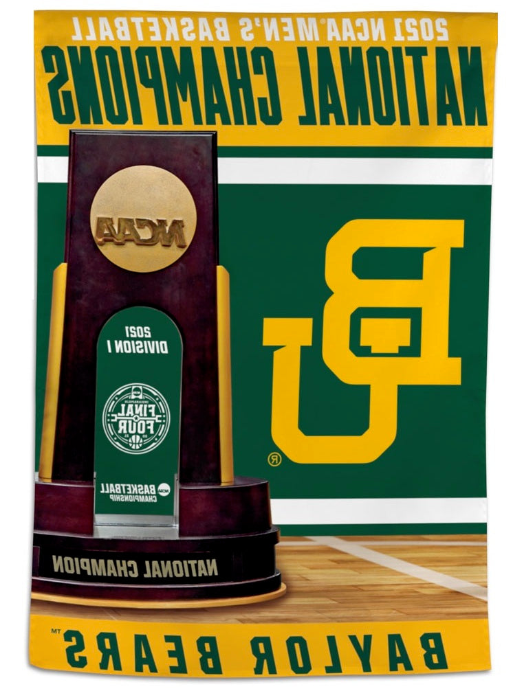 Baylor University Flag 2021 Basketball Champions
