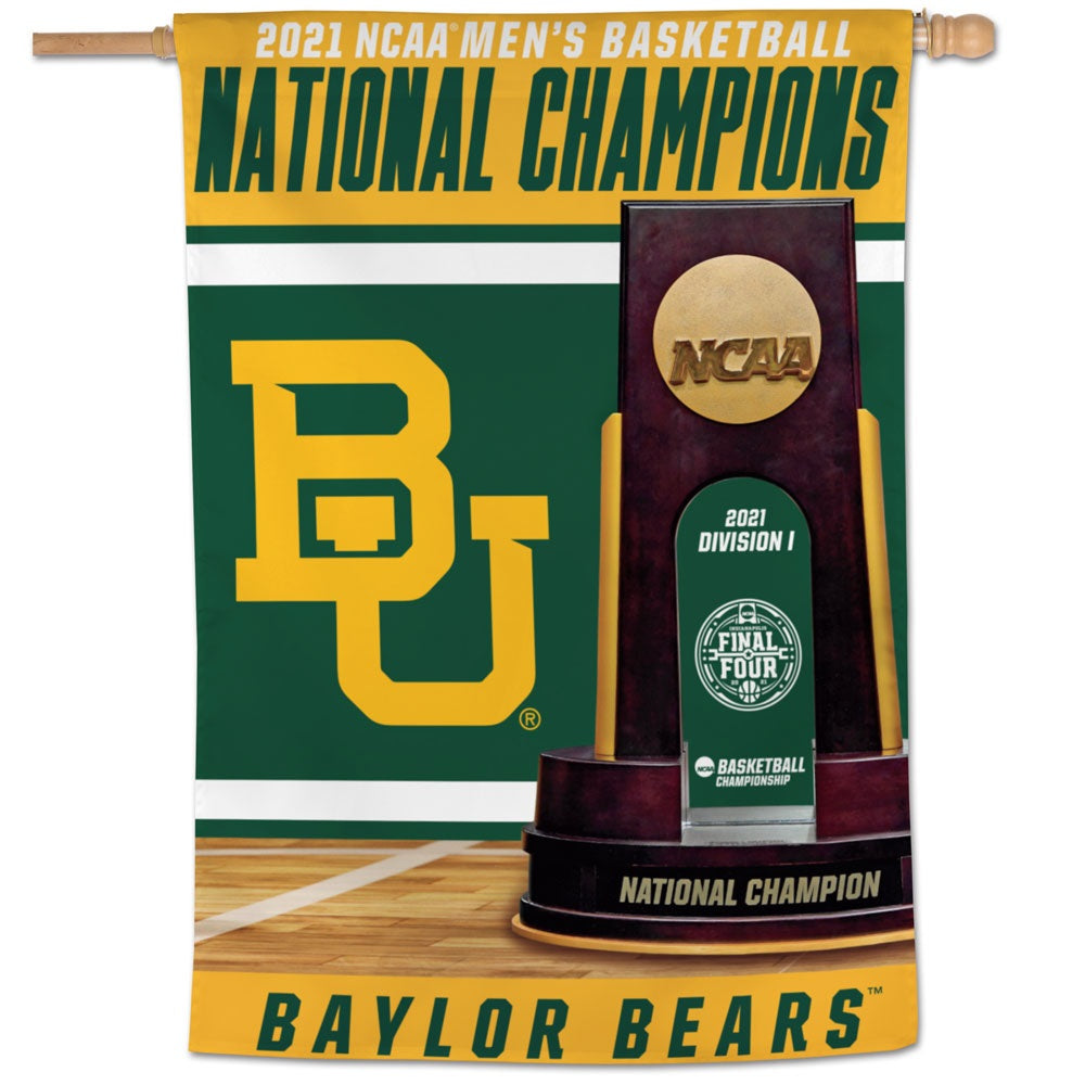 Baylor University Flag 2021 Basketball Champions 3