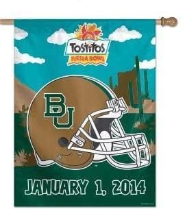 Baylor University House Flag 2014 Tostitos Fiesta Bowl Vertical Banner