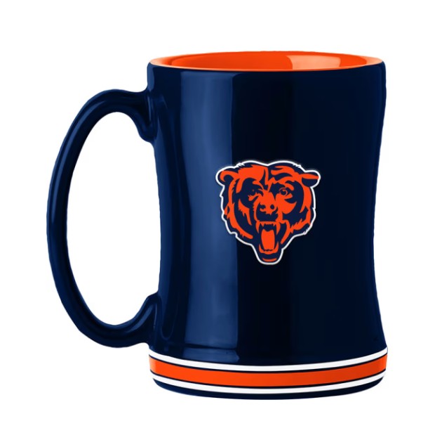 Chicago Bears Logo Relief Coffee Mug with Bears Logo 1