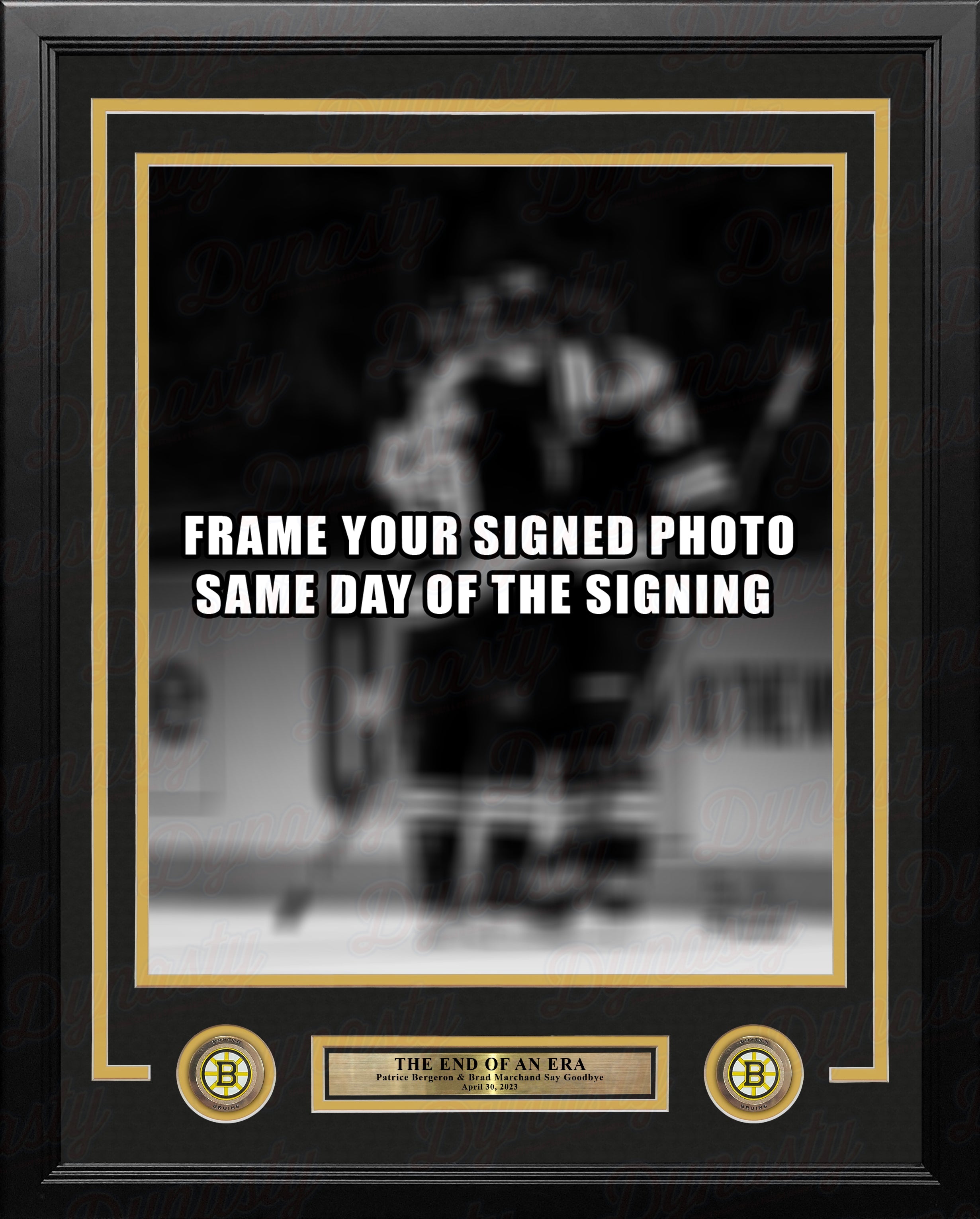 Patrice Bergeron & Brad Marchand Boston Bruins Photo Frame Kit 3