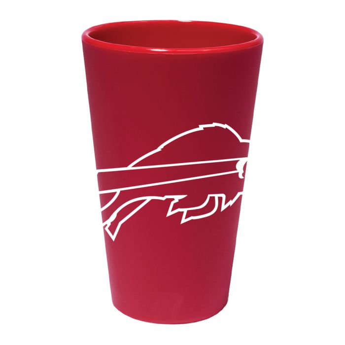 Buffalo Bills 16 oz Team Color Silicone Pint Glass 1