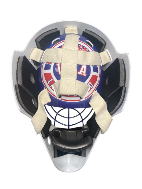 USA Hockey Miracle on Ice 1980 Blue Cage Full Size Goalie Mask 4