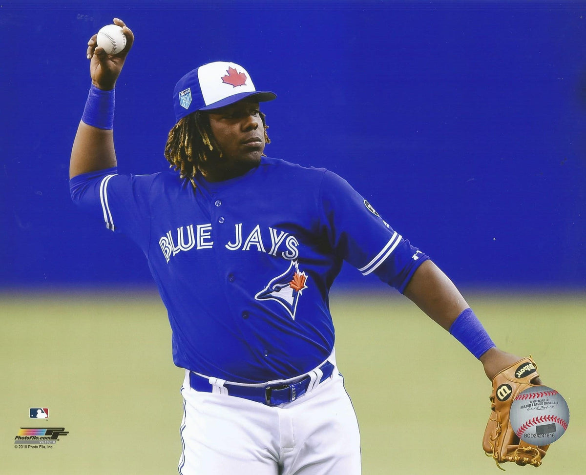 Vladimir Guerrero, Jr. Toronto Blue Jays Fielding Baseball Photo 1