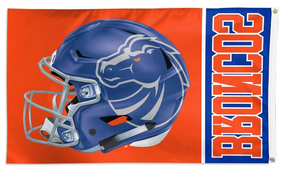 Boise State Broncos Flag 3x5 Helmet Logo