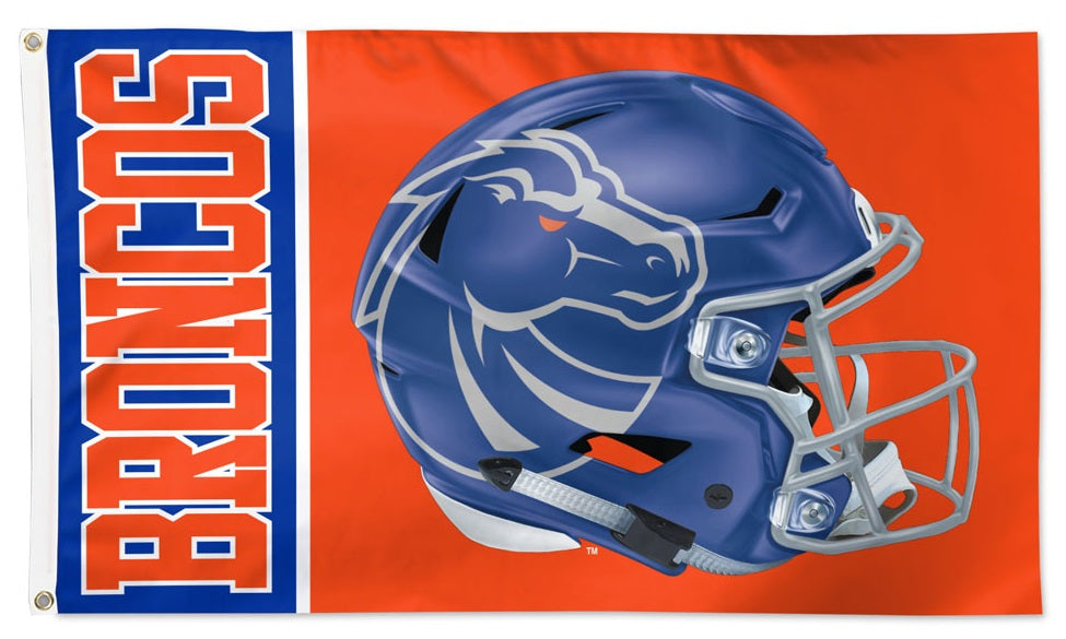 Boise State Broncos Flag 3x5 Helmet Logo