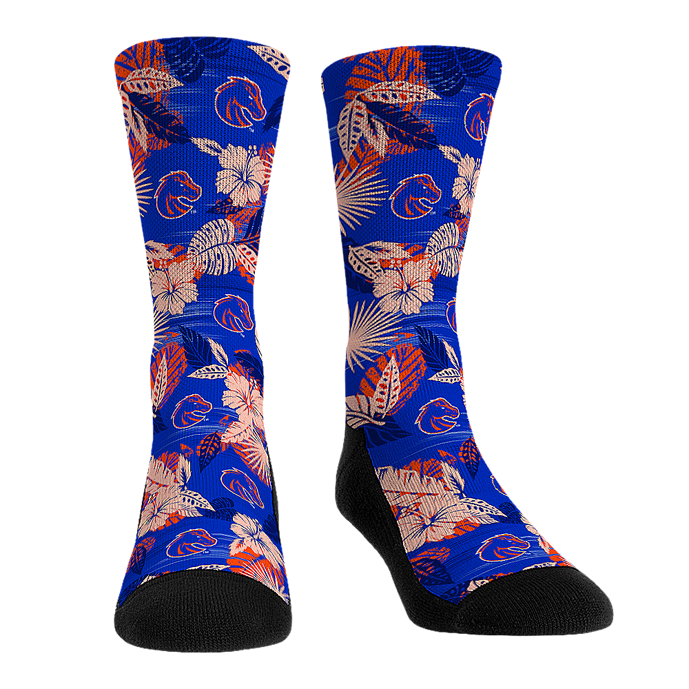 Boise State Broncos - Floral | Rock 'Em Socks