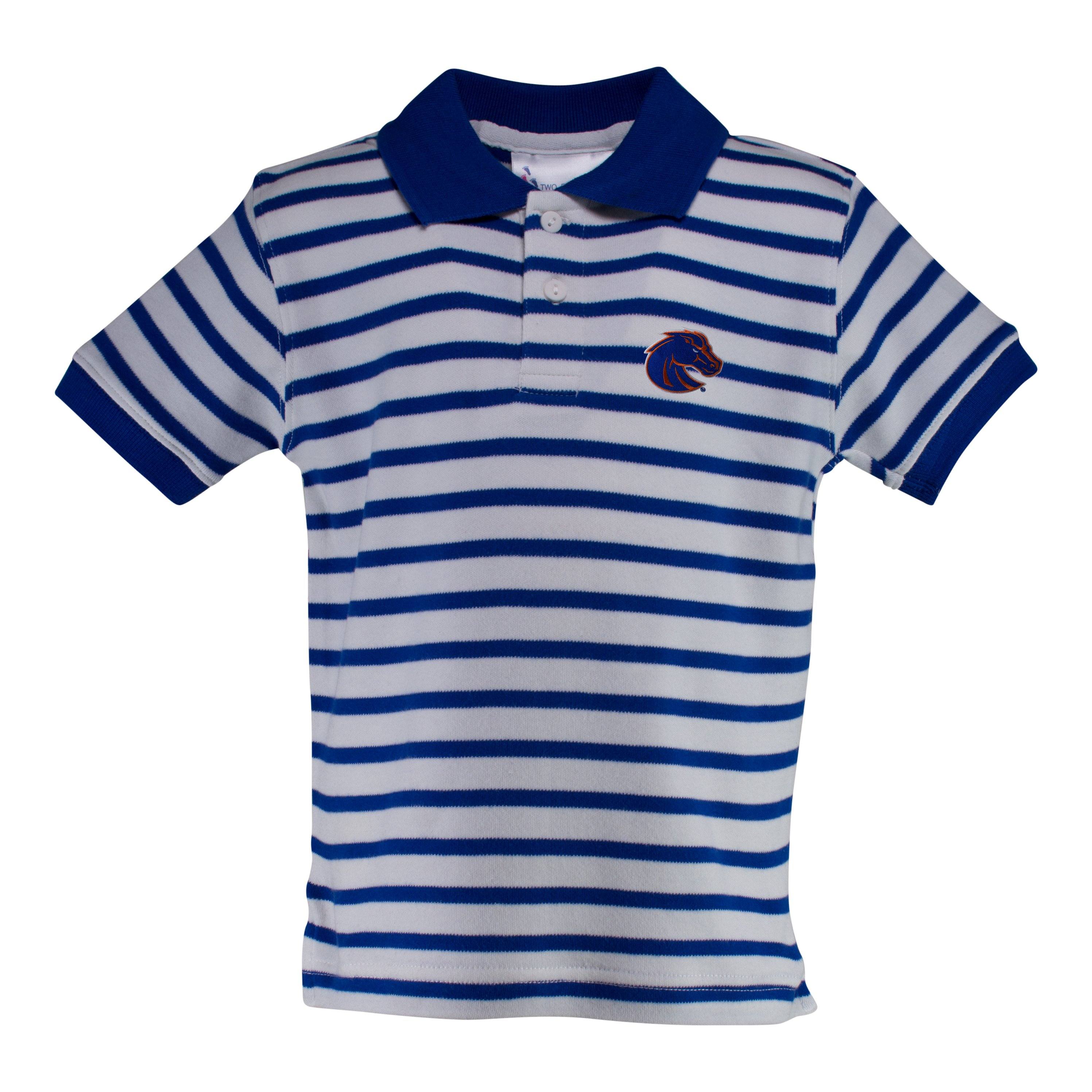 Boise State Stripe Golf Shirt | Two Feet Ahead
