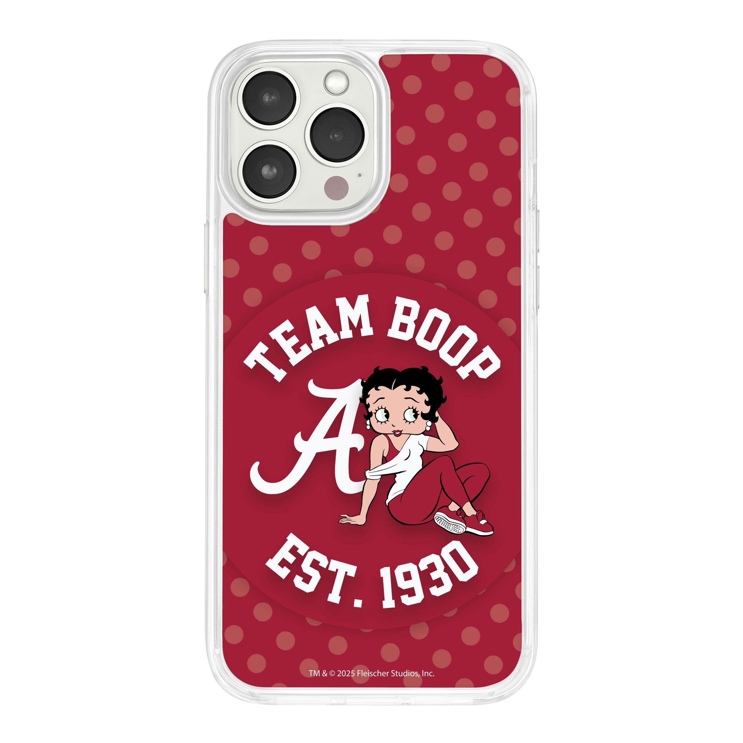 Alabama Crimson Tide X Betty Boop HD Apple iPhone 12 Mag-Safe Phone Case 1