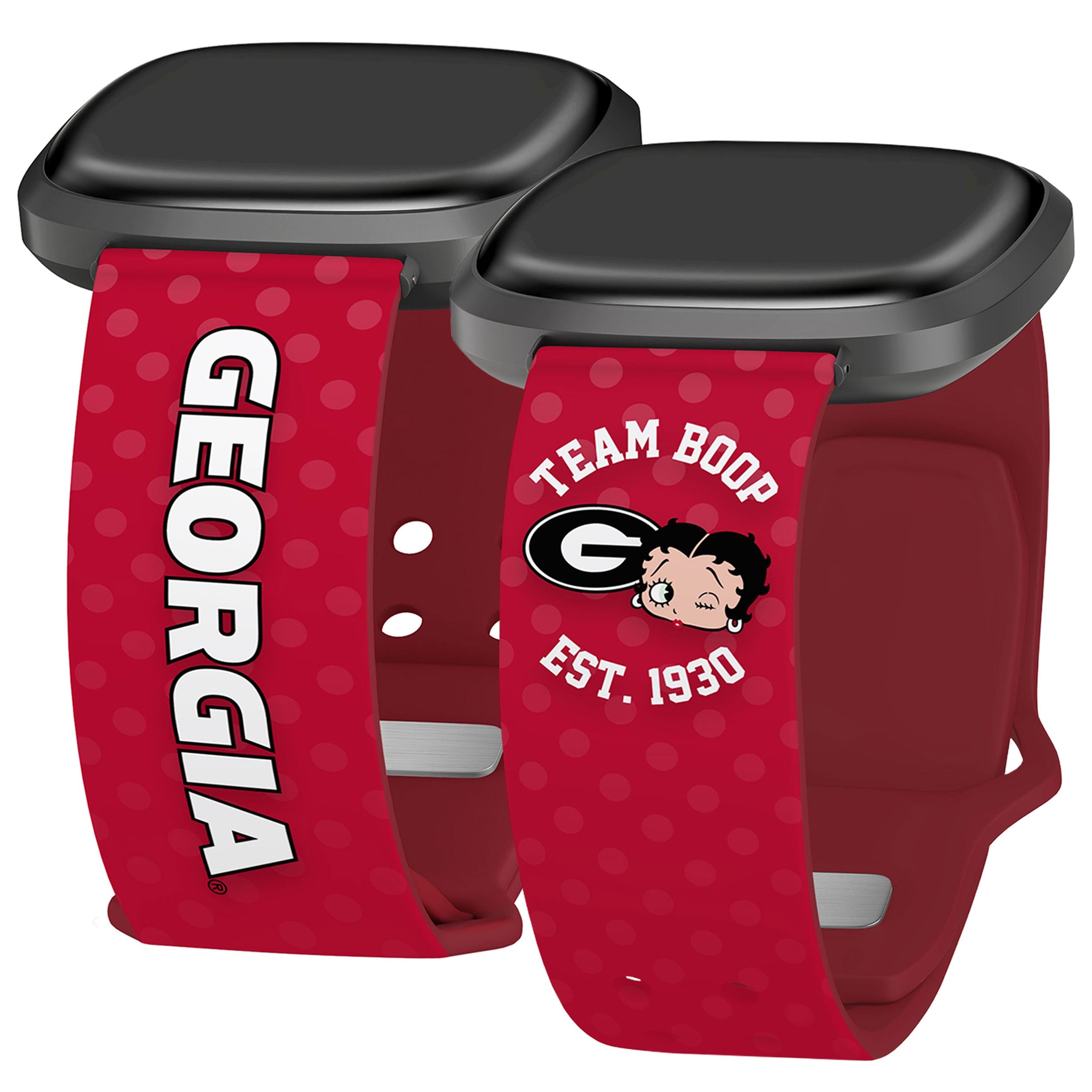 Georgia Bulldogs X Betty Boop HD Fitbit Versa 3 & Sense Watch Band 1